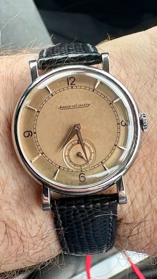 Pátina Jaeger le Coultre JLC años 40 32 mm cuerda manual vintage en muy buen estado original Foto 2 de 4