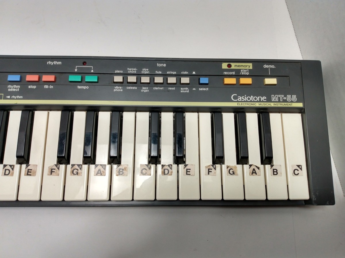 Casio Casiotone MT-55 Keyboard, For Parts Or Not Working | eBay