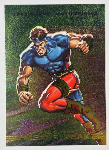 Meanstreak #S1 Marvel 1993 Masterpieces X-Men 2099 Dyna-Etch card