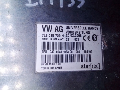 7L6035729H MODULE ELECTRONIQUE / 174493 POUR VOLKSWAGEN TOUAREG 7LA TDI R5