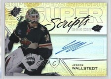 2024-25 SPx Superscripts Rookies Gold 24/99 Jesper Wallstedt #SSR-JW Auto 0bn4