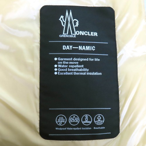 Chaleco de Plumón MONCLER GRENOBLE SORAPIS Logo Parche Logo Botón Blanco Mujeres 0 - Imagen 10 de 15