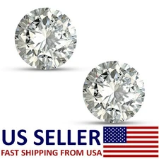 Round Pair 3.02 + 3.06 carat EFG VS Lab Grown Diamond with IGI Certified
