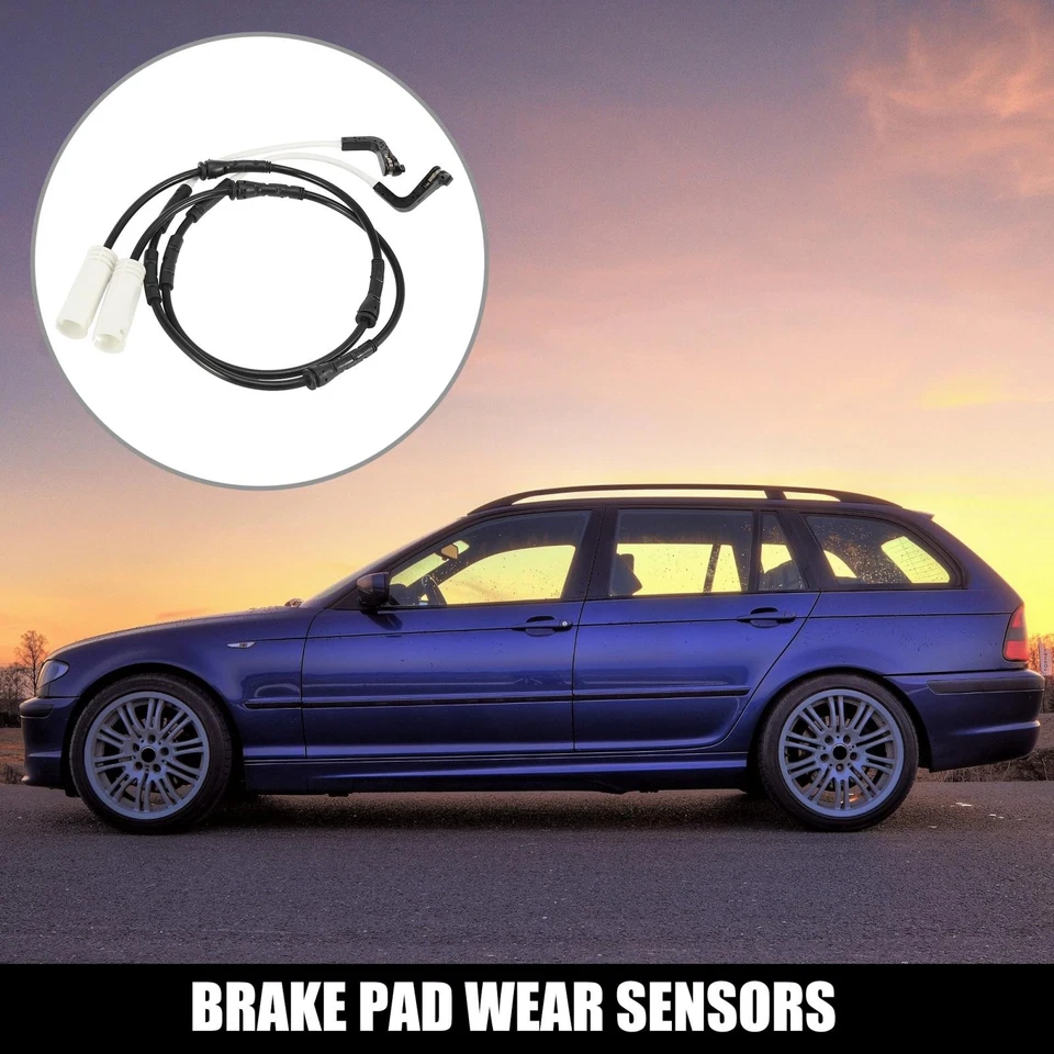 Sensor de desgaste de pastillas de freno delanteras de coche 2 piezas Nº34356779619 para BMW 135i 2008-2011 Foto 2 de 4