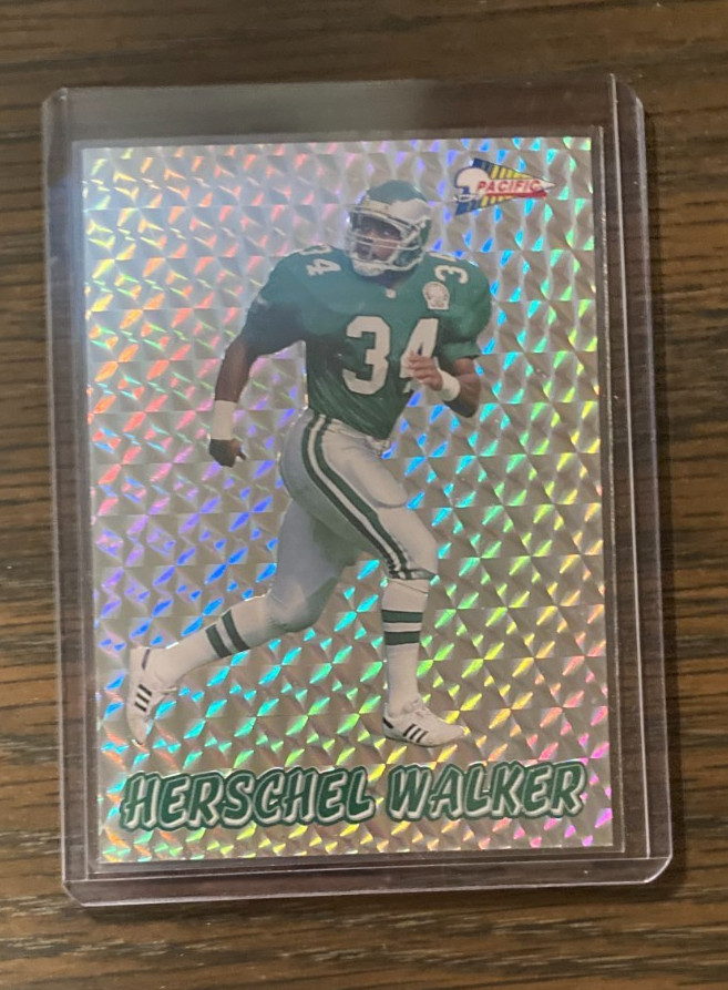 1993 Pacific Prism Herschel Walker #79 Philadelphia Eagles Card