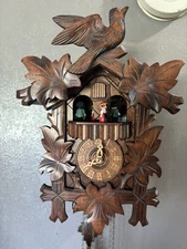 Romance Der Frohliche Wanderer Edelweiss Cuckoo Clock Germany Swiss 2708