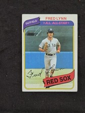 1980 Topps Baseball card #  110 Fred Lynn  ( G to VG )