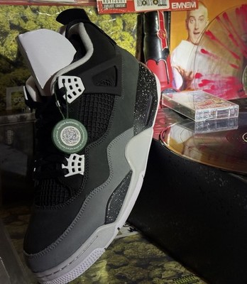 Jordan Air Jordan 4 Retro Mid Top Black/Gray Speckled SIZE 12 MENS NEVER WORN!!!