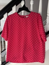 Worthington Blouse Women’s Medium Made In The USA Pink