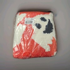 Orange Ghost Bath Mat