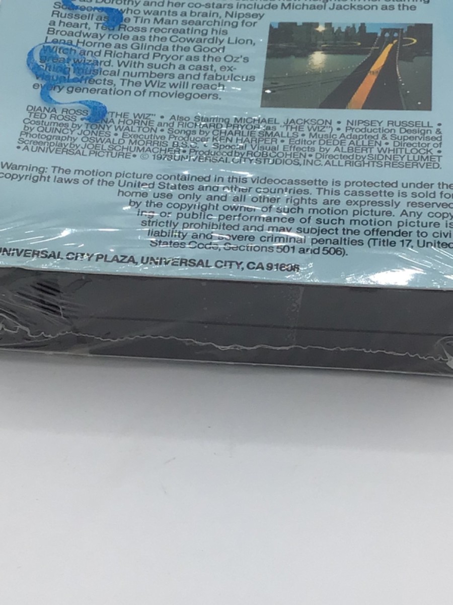 The Wiz (VHS, 1998) for sale online | eBay