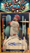 2025 Finest #FA-KS Kyle Schwarber Finest Autographs Black #/10