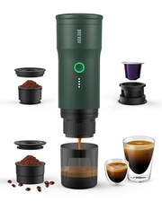 Macchina da Caffè Espresso Elettrica Portatile 20 Bar Autoriscaldante 12V con
