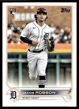 2022 Topps Jacob Robson Rookie Detroit Tigers #623