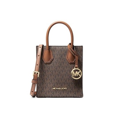 NWT Mercer women's Extra-Small Logo and Leather Crossbody Bag