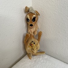 Vintage Dakin Dream Pets Kangaroo  Joey Velvet Toy Japan 1961