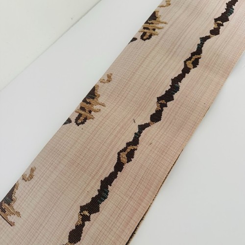 Earthstone 1.5yd total Deconstructed Vintage Silk Obi Sash Belt Fabric Panels OB - Picture 10 of 10