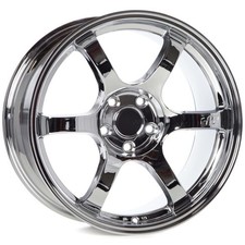 1 Circuit Csf1 18x9.5 5x114.3 38mm Chrome 57dr Spun Forged Jdm Wheel Concave