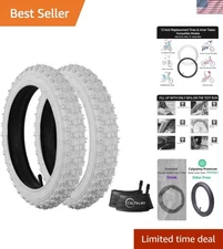 Extra Thick 12" Kids Bike Tires & Inner Tubes - Safety and Comfort Focused