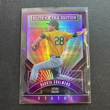 2015 Panini Elite Extra Edition Status Purple Die-Cut /150 Dakota Chalmers NA