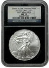 2012 (S) American Silver Eagle Dollar 1 oz Coin $1 NGC MS 70 First Releases