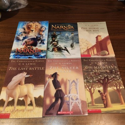 C.S. C S Lewis lot of 6  Chronicles of Narnia  paperback Books Harper 