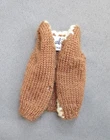 Tlc Barbie Sorority Meeting Dress Hat & Vest Brown Mattel #937 1962 Vintage