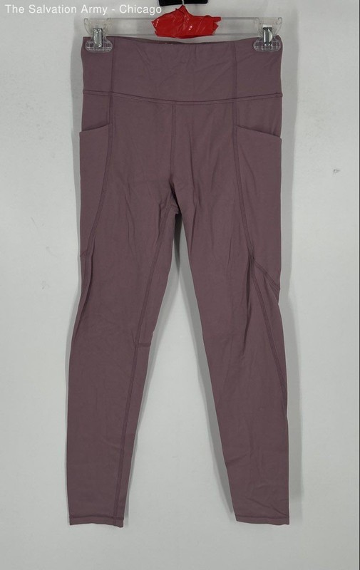 Athleta Girls Purple High-Rise Stash Your Treasures Ankle Leggings Size X-Large