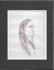 Original Hand-Drawn Tattoo Prison Art Wolfe 2000 Outsider Art na