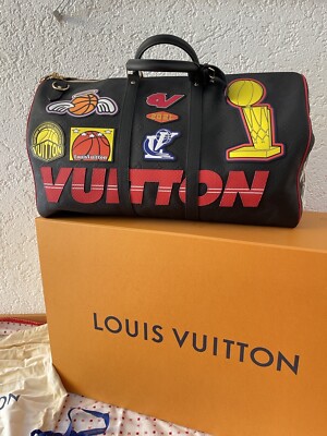 Orig. Louis Vuitton  Louis Vuitton x NBA Hero Jacket Leather Keepall 55 neu Box
