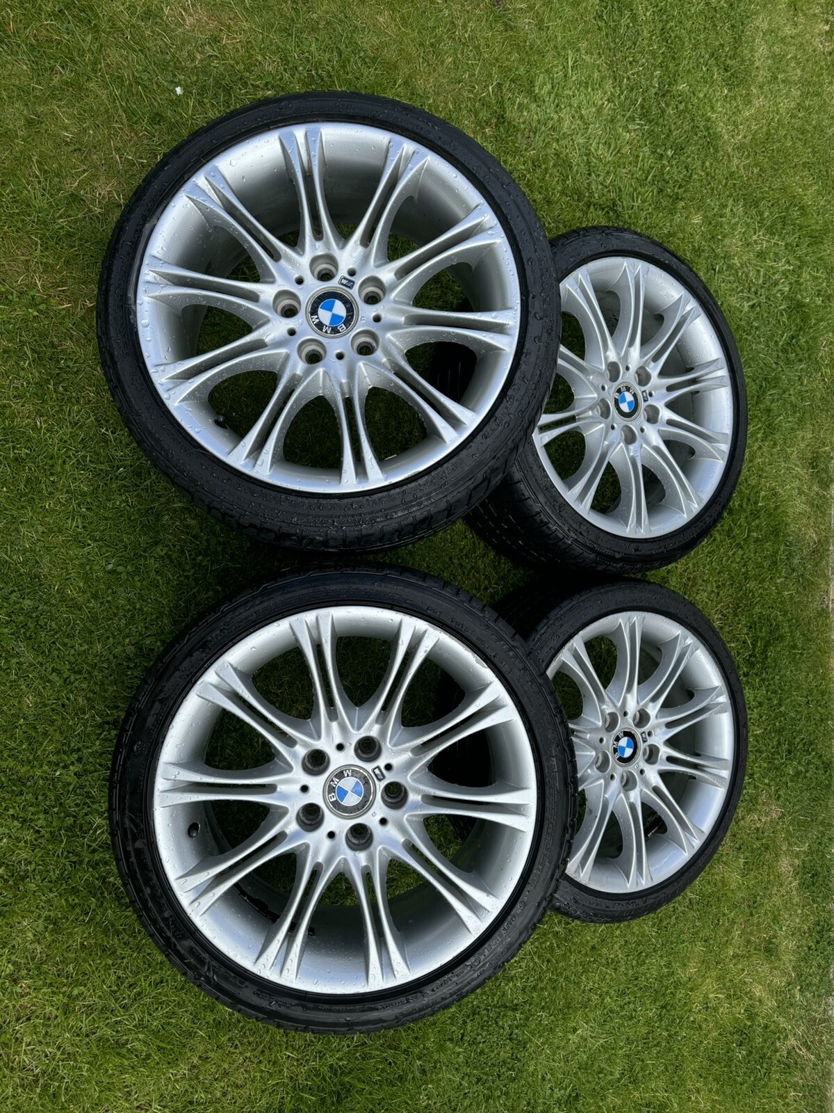 Genuine BMW MV2 OEM 18" E85 E36 E46 3 Series Z4 Alloy Wheels WITH TYRES