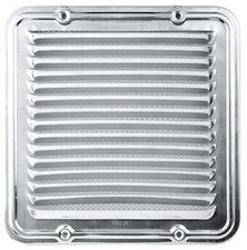 griglia aerazione alluminio rete insetti 23x23cm