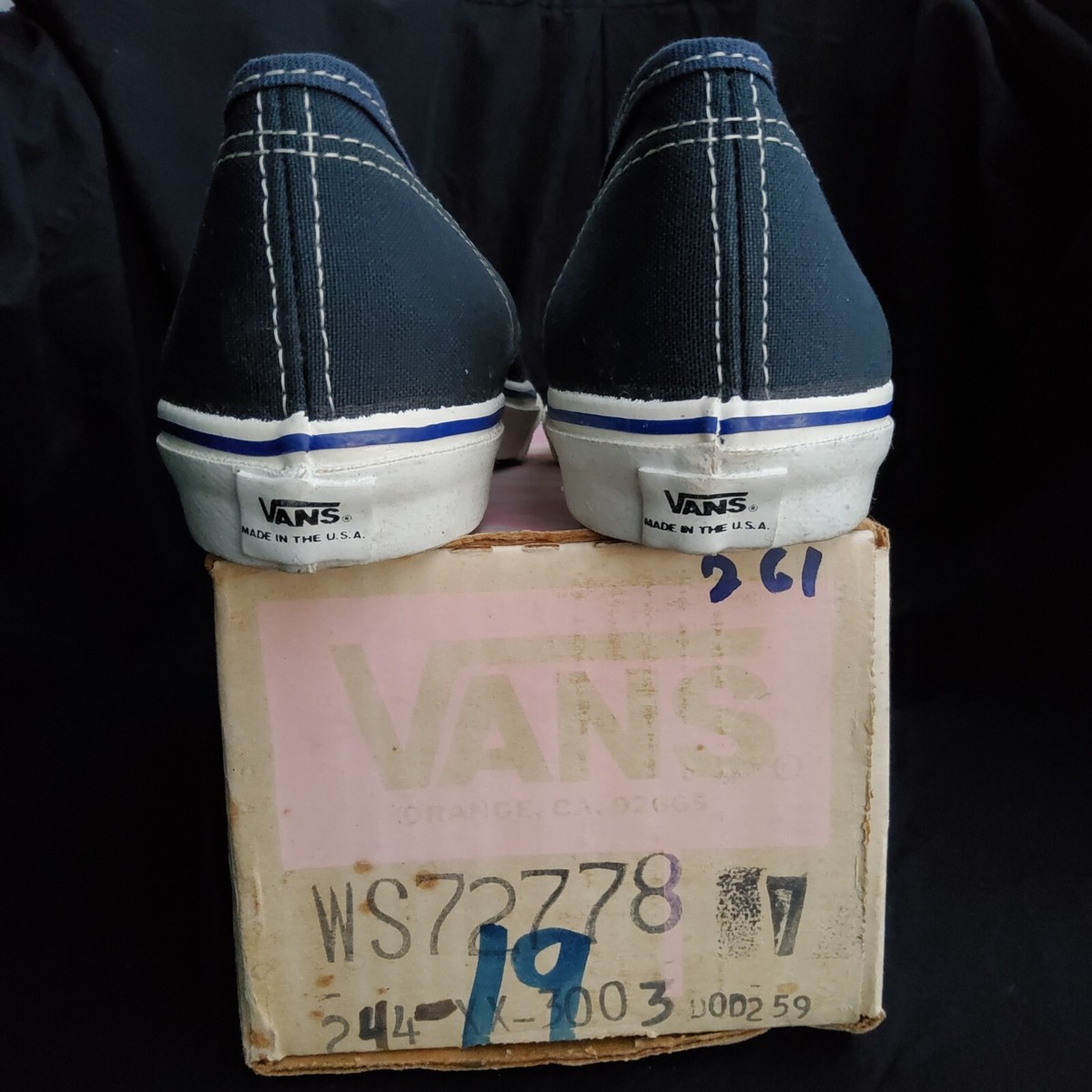 Vintage 1980 Vans Made USA Blue Navy Size7women NOS | eBay Vintage 1980 Vans Made USA Blue Navy Size7women NOS | eBay