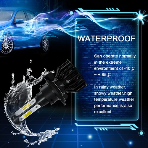 For Ford F250 F350 F450 2005-2019 - 6x White LED Headlight Hi/Lo+Fog Light Bulbs - Picture 3 of 18
