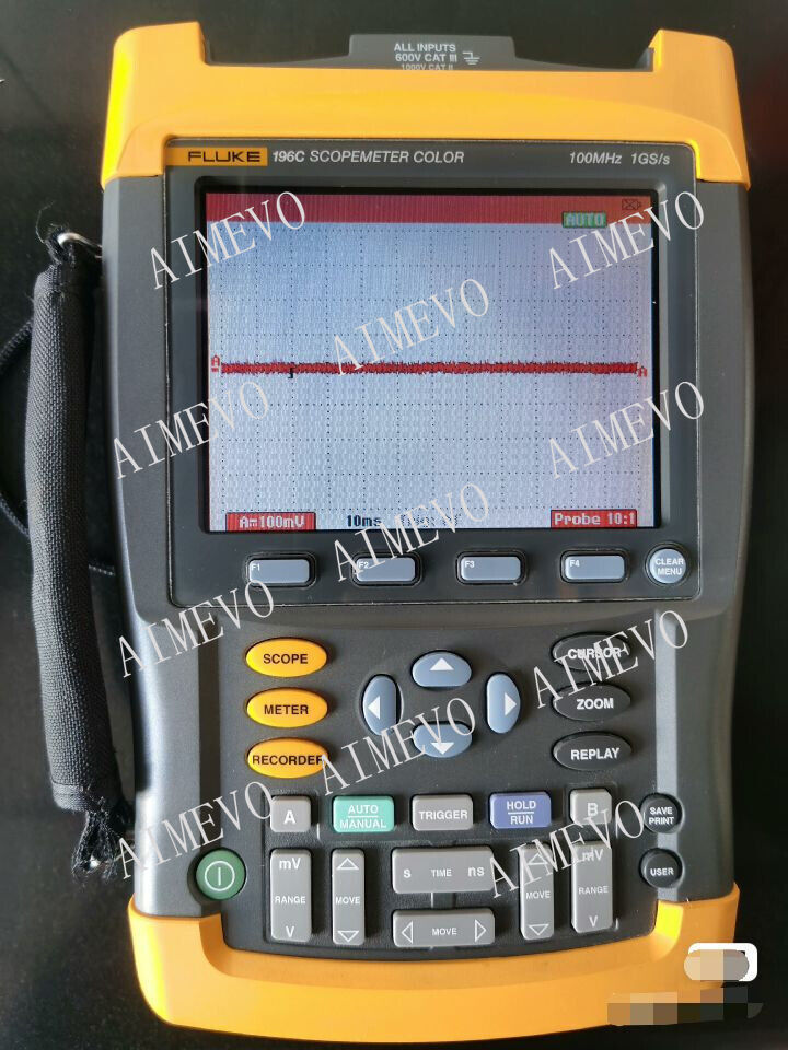 Fluke 196C Digital Oscilloscope ScopeMeter Handheld 1GS/s Fluke 196C Digital Oscilloscope ScopeMeter Handheld 1GS/s