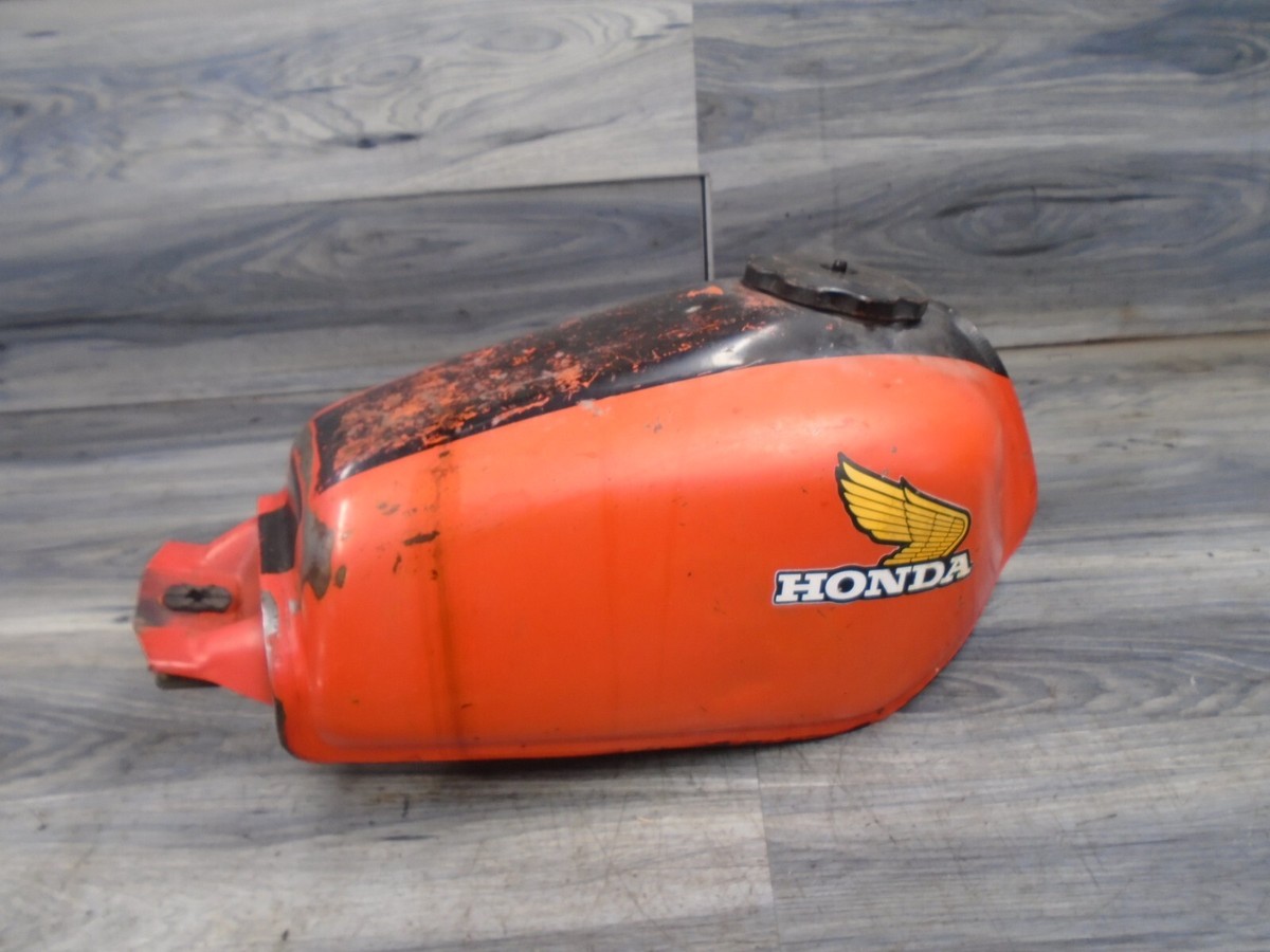 Honda XR200 XR XL 200 Motorcycle Bike Red Metal Gas Tank Fuel #3