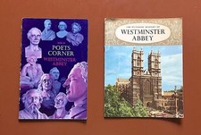 Guides illustrés anciens de l’abbaye de Westminster à Londres, coin du poète