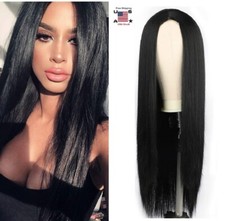 Long Straight Black Hair Wigs Womens Party Pop Daily Party Ladies Full Wig USA