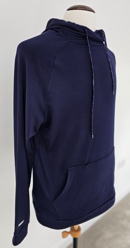 Mens Boo Hoo Man Active Navy Blue Hoodie Gym/Training/Sports - Medium - Picture 2 of 12