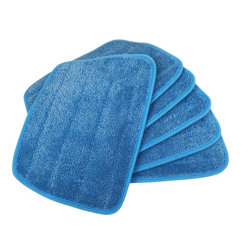 6 x STEAM MOP PADS for Euroflex Monster Floor Steamer EZ1R EZ2 SC1Z1