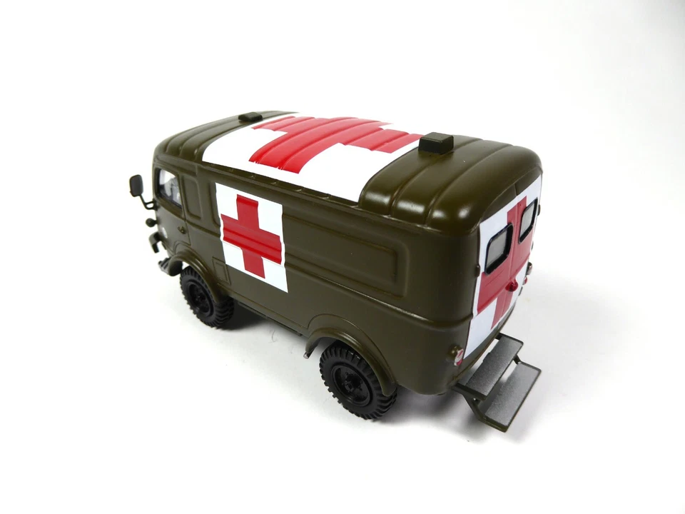 Renault R2087 Ambulance militaire - 1/43 Véhicule IXO Direkt Collection C01 - Photo 3/4