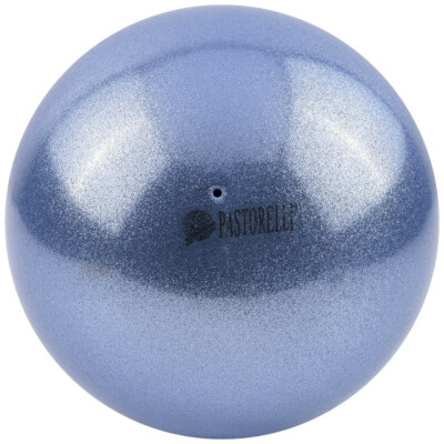 RSG Ball WETTKAMPFBALL Gymnastikball PASTORELLI powder blue 18 GLITTER neu FIG