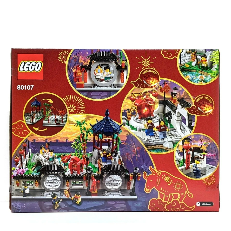(Caja dañada) LEGO Año Nuevo Chino 80107: Festival de Linternas de Primavera (Nuevo) Foto 3 de 3