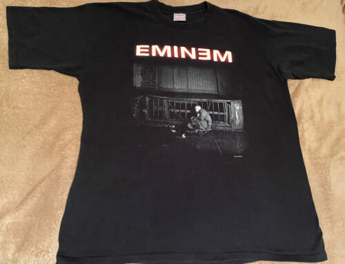 Vintage 2000 EMINEM Concert Tour  XL Rap Tee - Picture 1 of 7