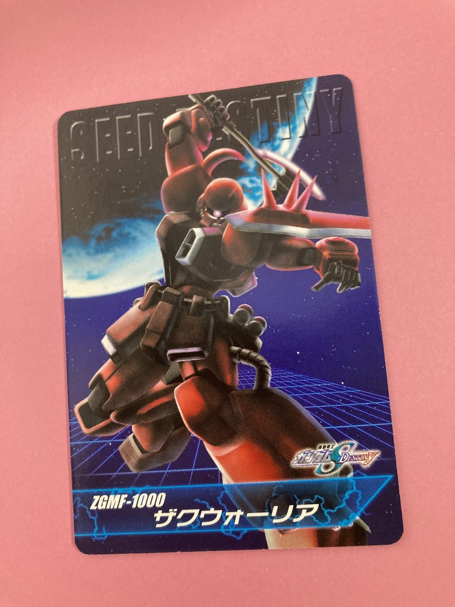 ZAKU WARRIOR MS-90 Gundam SEED Destiny ASTRAY CARD GUNDAM Card | eBay
