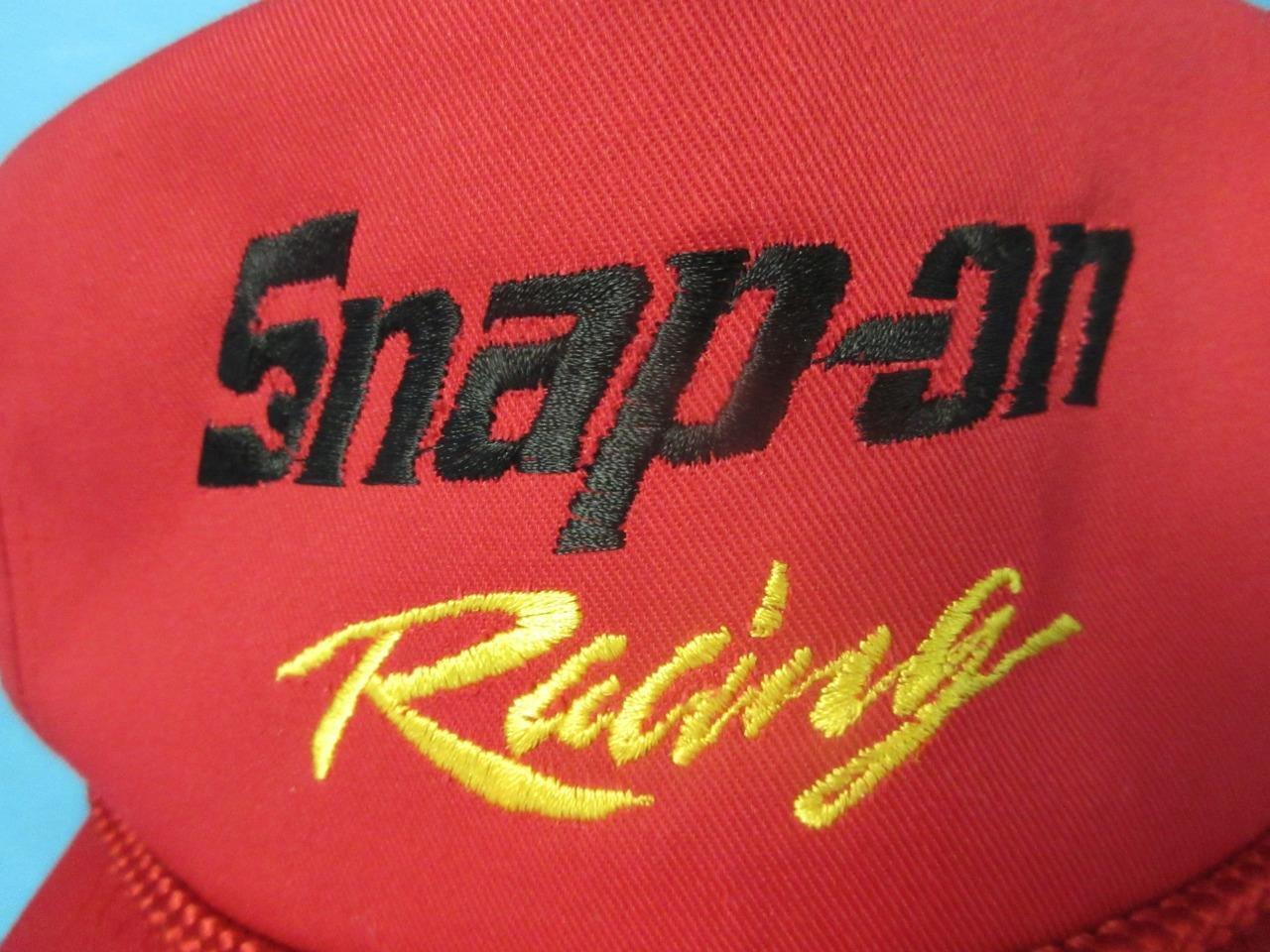 Snap-On Racing Hat Snapback Red Embroidered Vinta… - image 2