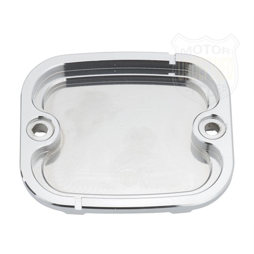 Chrome Front Brake Master Cylinder Cover For Harley Dyna Softail Road Glide FLTR - Picture 6 of 7