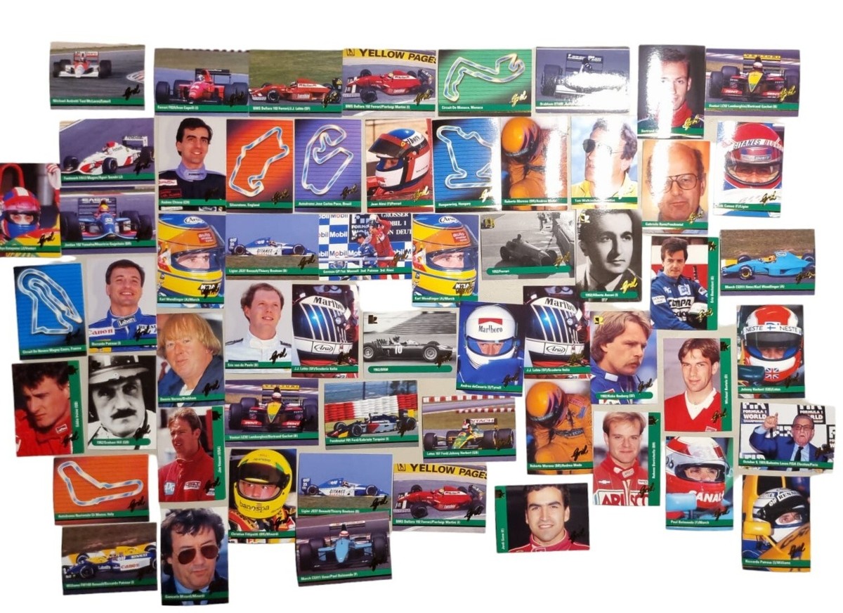 Lot 58 F1 Grid Cards 1992 Formula One | eBay