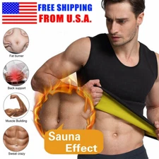 Sweat Vest For Men Neoprene Waist Trainer Sauna Tank Top Workout Body Shaper Gym
