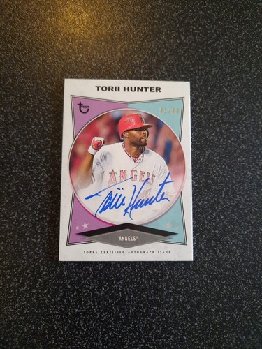 2023 Topps Brooklyn Torii Hunter Auto Autograph #91/99 Angels eBay